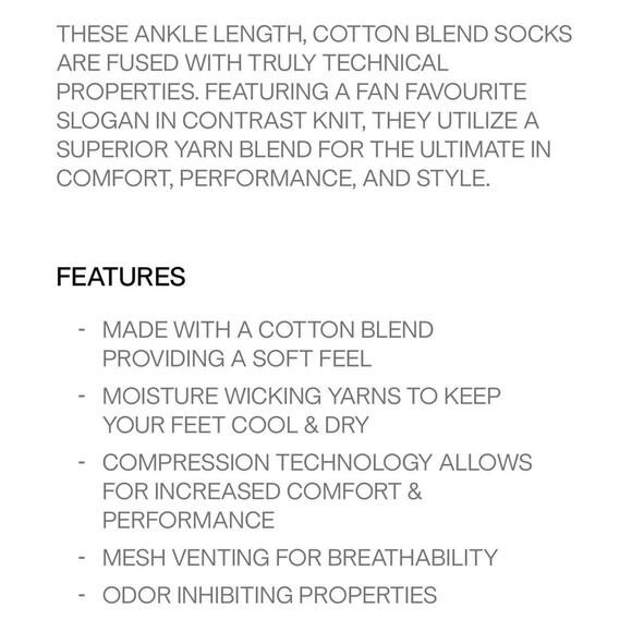 G/Fore Women's Two Tone Fore Play Ankle Socks (1 Pair)-XS/S-Snow/Twilight NEW - Picture 3 of 5